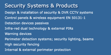 Security Systems and Products